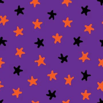 Cute pattern with stars. Vector illustration. Abstract decorative elements on Illustrazione stock