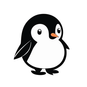 Cute penguin vector Stock Illustration