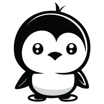 Cute penguin vector Stock Illustration