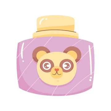 Cute perfume bottle Ilustração Stock