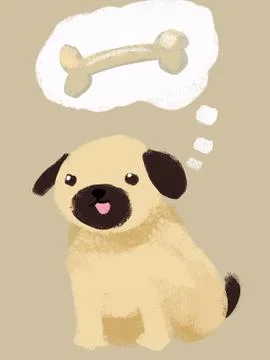 Cute Pets and Animals Stock Illustration