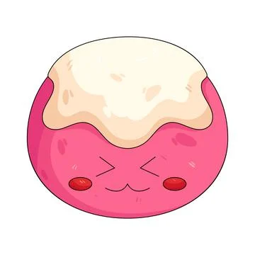 Cute pink cake 스톡 일러스트