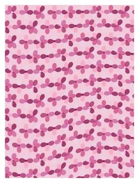 Cute pink floral pattern on a light pink background, decorative and charmin.. Stock Illustration