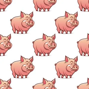 Cute pink pink seamless pattern 스톡 일러스트