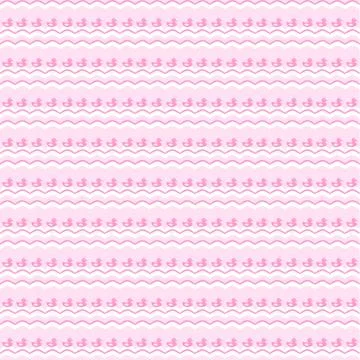 Cute pink seamless pattern. Endless texture Stock Illustration