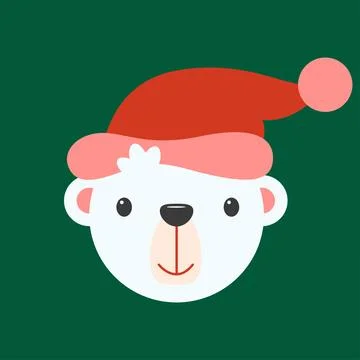 Cute polar bear Stock Illustration