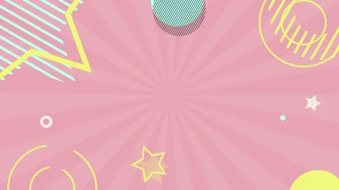 Cute Pop Background After Effects stock