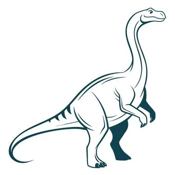 Cute Prehistoric Dinosaur Vector Character Stock Illustration