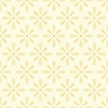 Cute primitive floral seamless pattern Stock Illustration