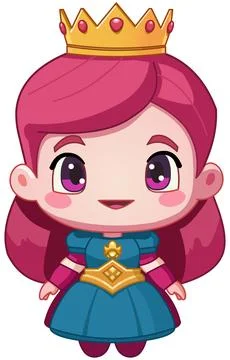 Cute Princess Stock Illustration
