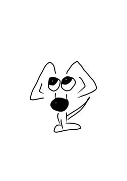 Cute puppy Stock Illustration