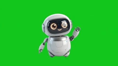Cute QR Scanner Buddy Video stock 345830889