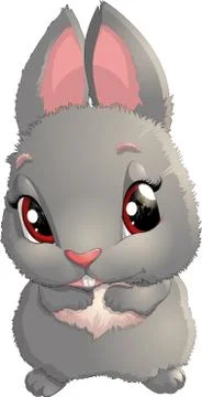 Cute rabbit cartoon 스톡 일러스트
