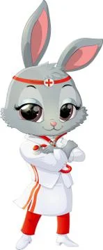 Cute rabbit cartoon Stock Illustration