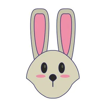 Cute rabbit cartoon Stock Illustration