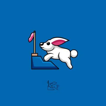 Cute rabbit Stock Illustration