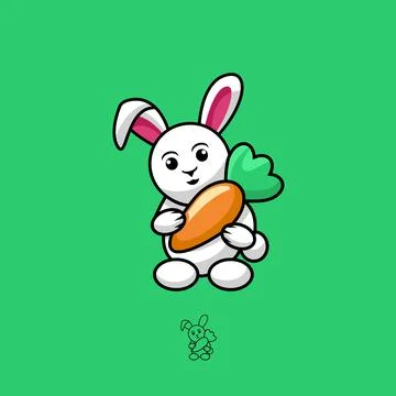 Cute rabbit Stock Illustration