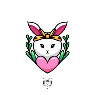 Cute rabbit Stock Illustration