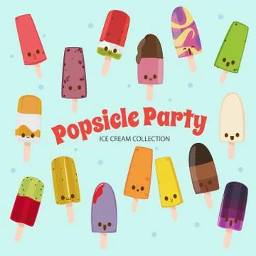 Cute Rainbow Objects Collection Stock Illustration