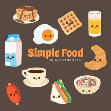 Cute Rainbow Objects Collection Stock Illustration