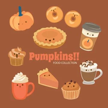 Cute Rainbow Objects Collection Stock Illustration