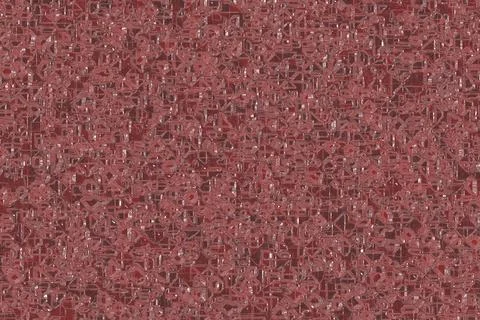 Cute red digital crystal pattern digital art background illustration Stock Illustration