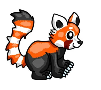 Cute Red Panda Stock Illustration