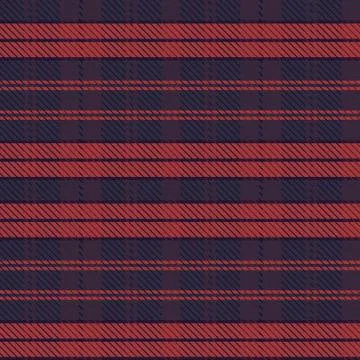 Cute red tartan vector seamless pattern. Checkered scottish flannel print for Stock Illustration
