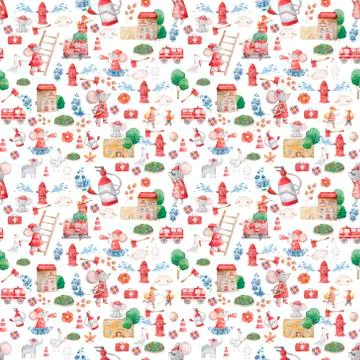 Cute rescue animals in frames blue flowers. Wild zoo in floral frames watercolor Illustrazione stock