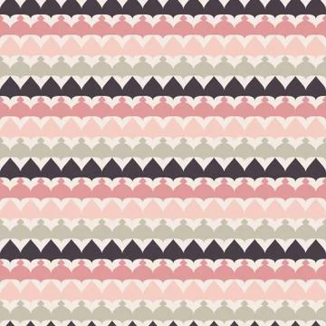 Cute retro abstract stripe seamless pattern. Vector illustration 스톡 일러스트
