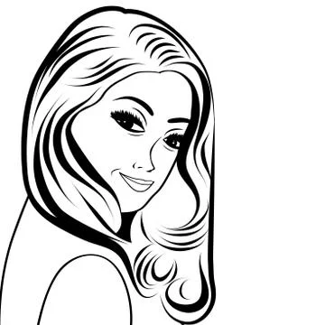 Hair Style Illustrations ~ Stock Hair Style Vectors | Pond5
