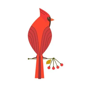 Cute Robin bird icon Stock Illustration