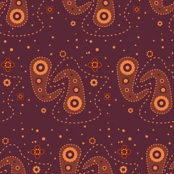 Cute romantic seamless pattern background . Vector illustration Stock Illustration