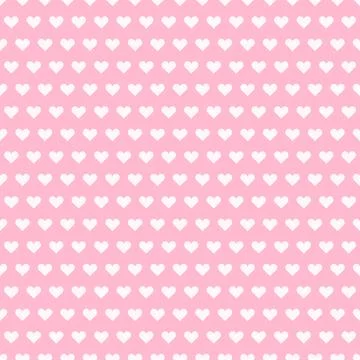 Cute Romantic Seamless Pattern. Stock Illustration