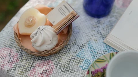 Cute rustic decor for photosesion Stock Footage 60209401