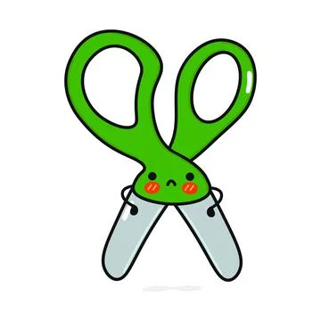 Cute sad laptop character. Vector hand drawn cartoon kawaii character illustr Stock Illustration
