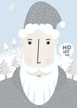 Cute Santa Claus Stock-Illustration