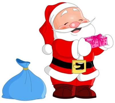 Cute Santa Stock Illustration