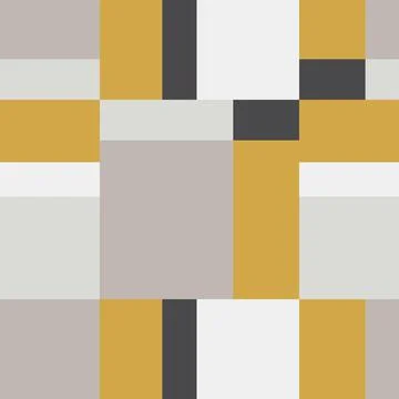 Cute Scandinavian geometric seamless pattern in neutral colors 스톡 일러스트