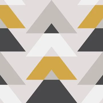 Cute Scandinavian geometric seamless pattern in neutral colors Stock Illustration