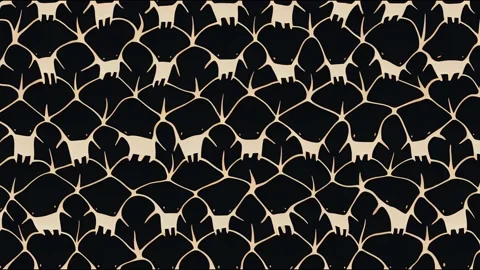 Cute seamless animation of bats on the background of Video stock 220114655