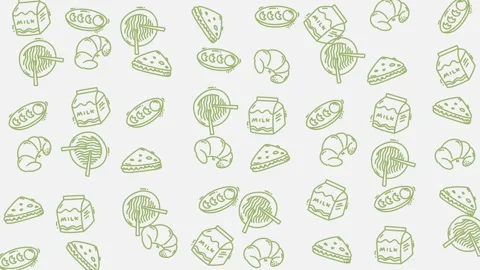 A cute, seamless looping pattern background animation. Features minimalist .. Stock Footage 323531666