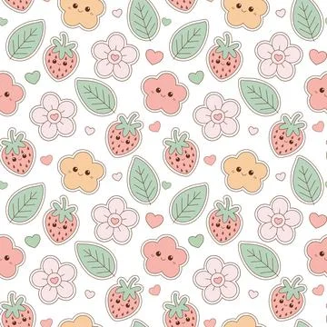 Cute seamless pastel pattern Stock Illustration