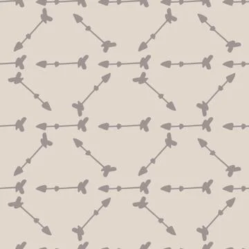 Cute seamless pattern with circullary motion arrows. Lilac elements and purpl Stock Illustration