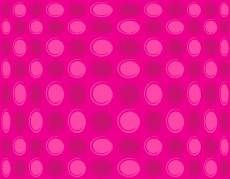 Cute seamless pattern with pink ovals. Illusion background Stock Illustration
