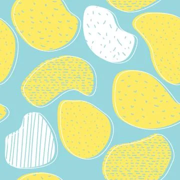 Cute seamless pattern in scandinavian style 库存插图