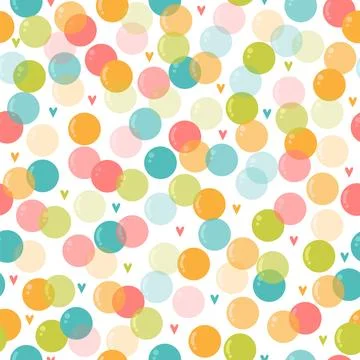 Cute seamless pattern with soap bubbles for kids. Background for children p.. Stockillustratie