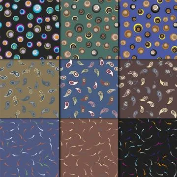Cute seamless vector pattern 스톡 일러스트