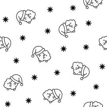 Cute seashell with smiling face. Coloring Page. Illustrazione stock