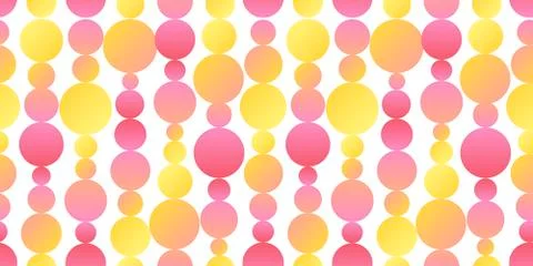 Cute simple geometric polka dot seamless pattern Stockillustratie